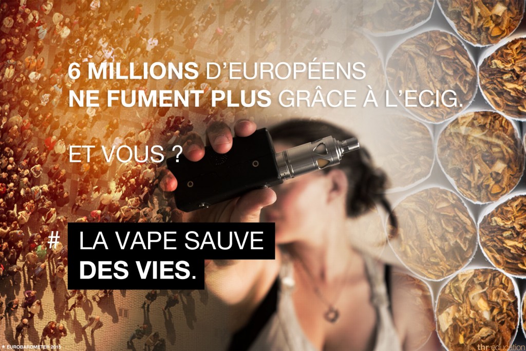 6 millions d'européens ne fument plus grâce à l'ecig. Et vous ?